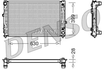 Радиатор DRM02031 DENSO - фото №1