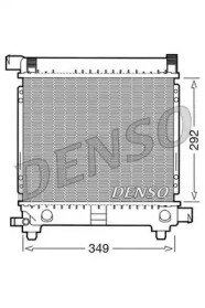 Радиатор, охлаждение двигателя DRM17028 DENSO - фото №1