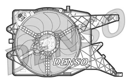 Вентилятор радиатора DER20010 DENSO - фото №1
