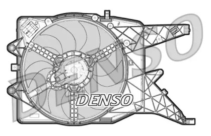 Вентилятор радиатора DER20011 DENSO - фото №1