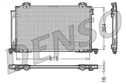 Радиатор кондиционера DCN50015 DENSO
