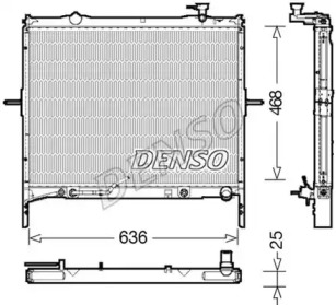 Радиатор DRM43002 DENSO - фото №1