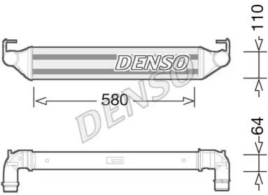 Интеркулер DIT06002 DENSO
