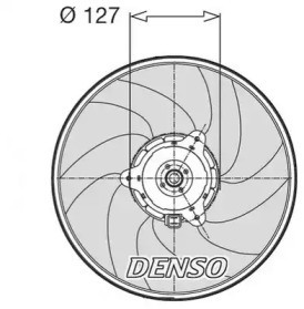 Вентилятор, охлаждение двигателя DER21003 DENSO