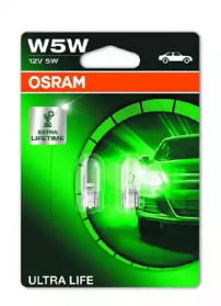 Лампа w5w 2825ULT-02B OSRAM