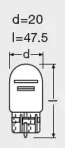Лампа накаливания, фонарь указателя поворота 7515-02B OSRAM - фото №3