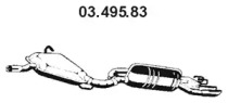 Глушитель выхлопных газов конечный 03.495.83 EBERSPÄCHER - фото №1
