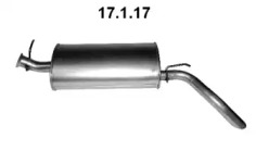 Глушитель выхлопных газов конечный 17.1.17 EBERSPÄCHER - фото №1