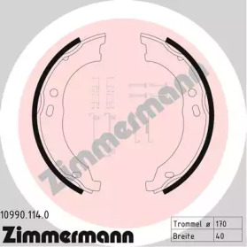 Комплект тормозных колодок, стояночная тормозная система 10990.114.0 ZIMMERMANN - фото №1