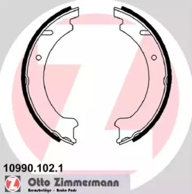Комплект тормозных колодок, стояночная тормозная система 10990.102.1 ZIMMERMANN - фото №1