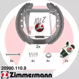 Комплект тормозных колодок 20990.110.9 ZIMMERMANN