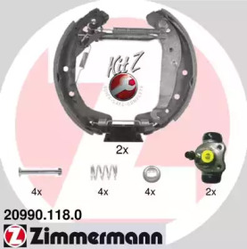 Комплект тормозных колодок 20990.118.0 ZIMMERMANN