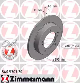 Тормозной диск 540530720 ZIMMERMANN