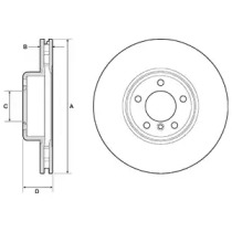 Тормозной диск BG9157C DELPHI